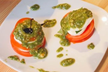 Caprese Salad from Harriet Sugarcookie's Valentine's Day dinner