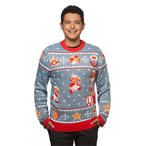 Mario on sale holiday sweater